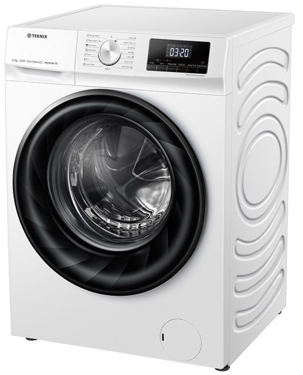 Teknix TKW12142HW 12kg Washing Machine White