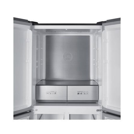 Teknix TMD18079BI Multi Door American Fridge Freezer 80Cm Dark Inox