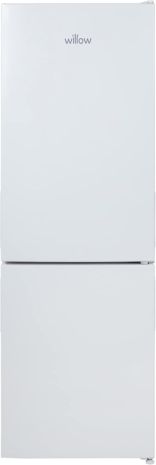 Willow WFF157W 70/30 fridge freezer in white with a sleek design and low frost technology.
