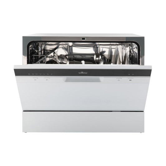 Willow WTTD6W 55cm Tabletop Dishwasher White