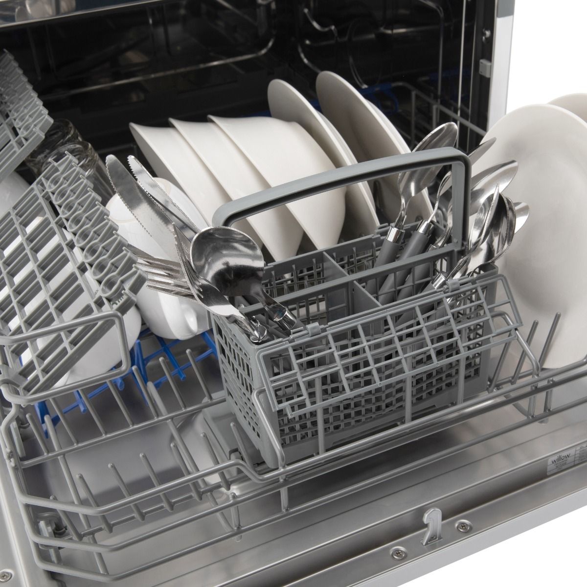 Willow WTTD6W 55cm Tabletop Dishwasher White