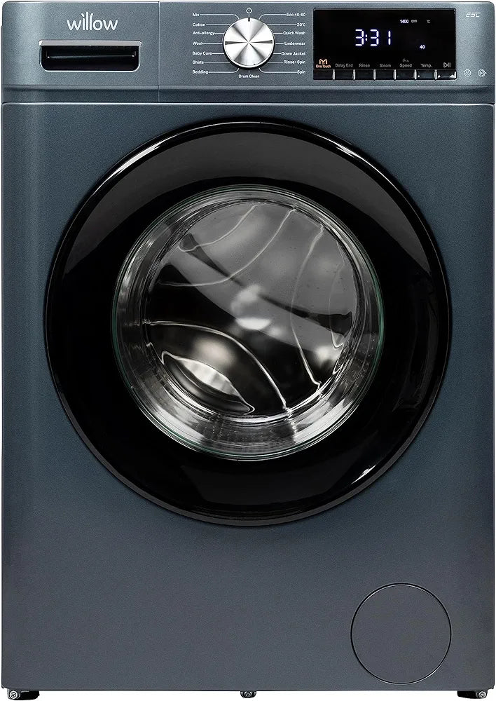 Willow WWM81400IG 8kg 1400 Spin Washing Machine Grey