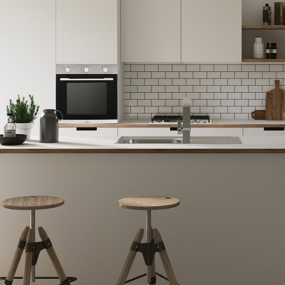 Willow WOF60SS 60cm Electric Fan Oven - Stainless Steel (A-Rated)