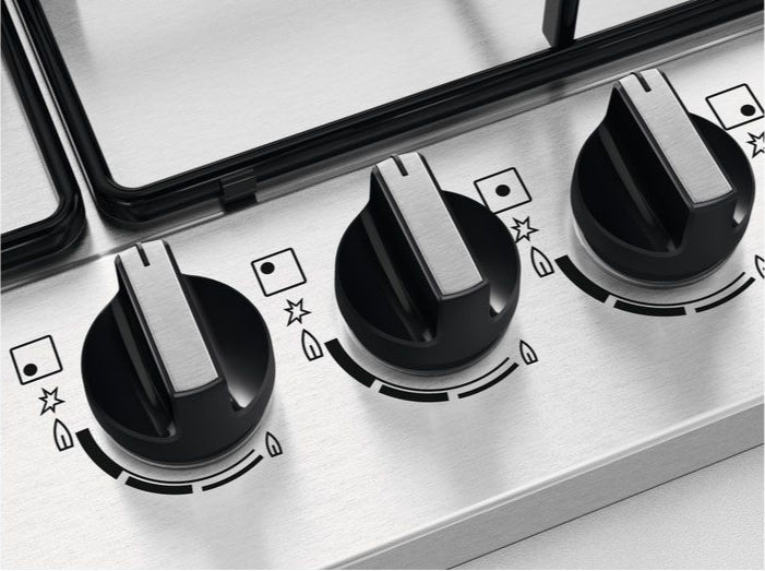 Zanussi ZGNN645X 4 Burner Gas Hob Stainless Steel