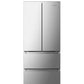 Teknix THFD17870X French Door American Fridge Freezer 70Cm Brushed Steel