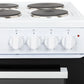 Willow WE50TSW Freestanding Electric Cooker 50cm Twin Cavity White