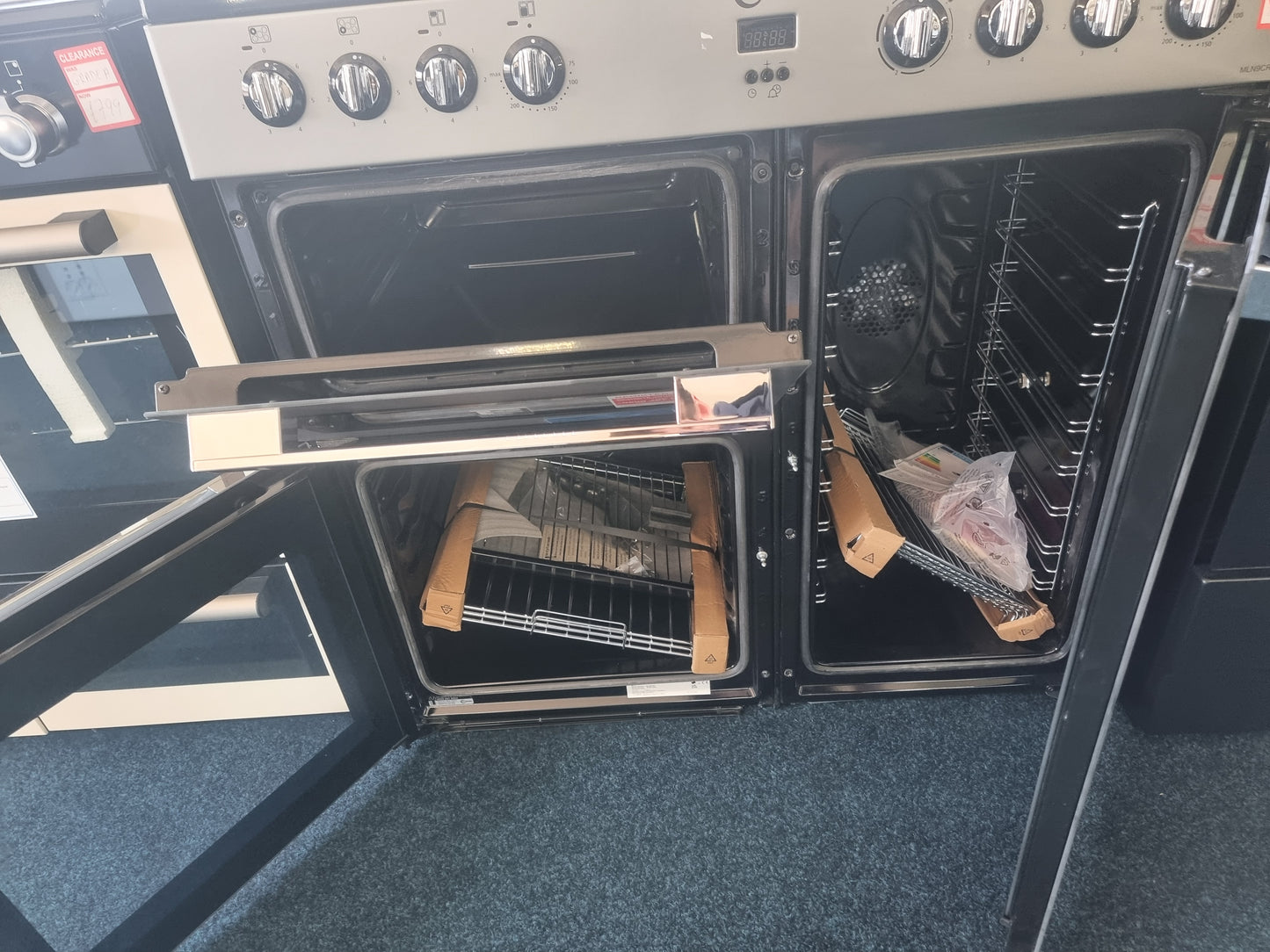 Flavel MLN9CRS 90cm Electric Range Cooker – Silver - Grade B