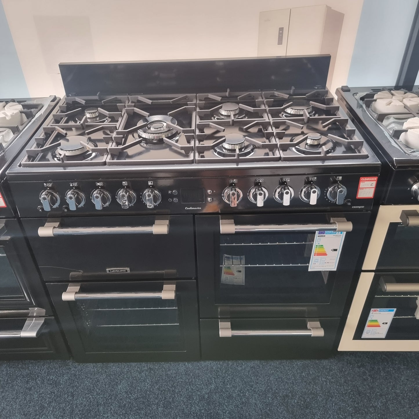 Leisure Cookmaster CK100G232K 100cm Gas Range Cooker – Black Refurbished (Grade C)