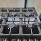 Willow WR100DFBLK Dual Fuel Range Cooker – 100cm – 7 Burner – Black – Grade A