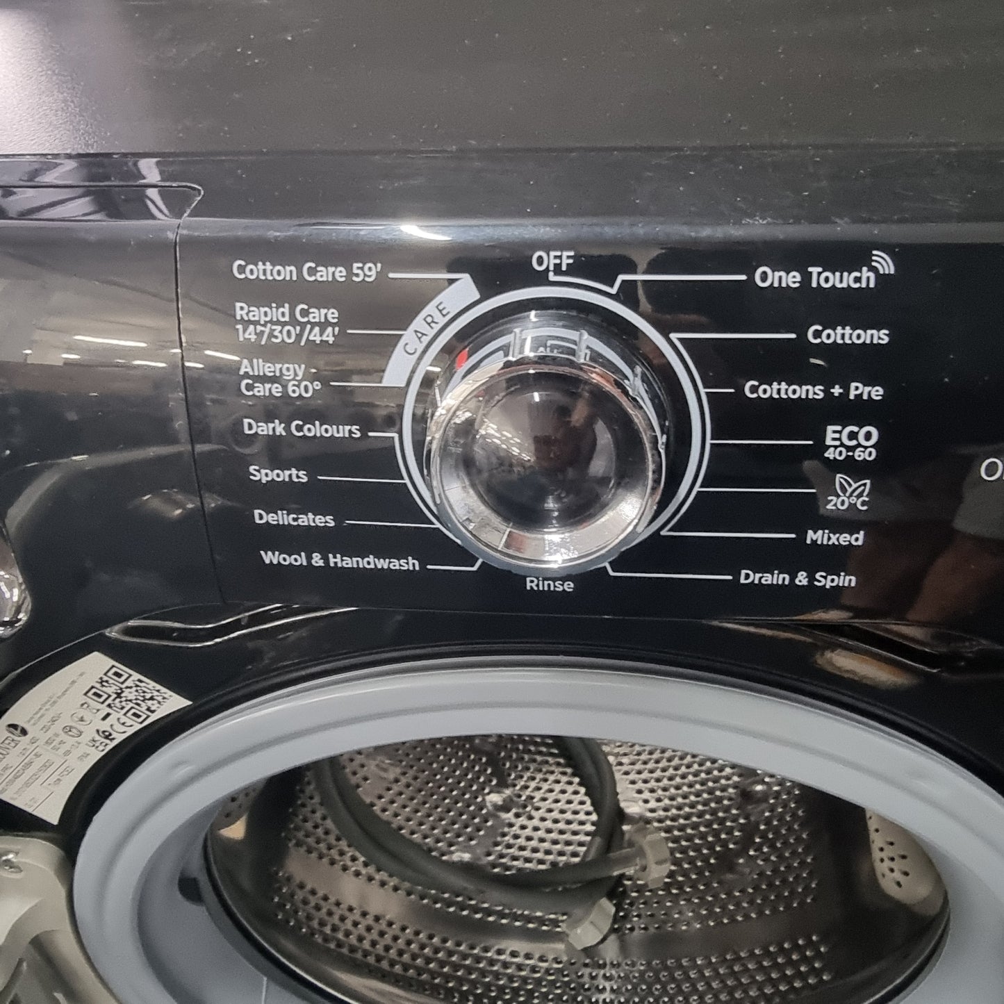 Hoover H3W492DABB4/1-80 9KG 1400 Washing Machine - Black - Refurbished - Grade C