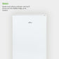 Willow WU48FC4W fridge in white with green energy label visible on top corner.