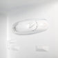 Temperature control dial inside the Willow WFF157S fridge freezer for precise cooling.