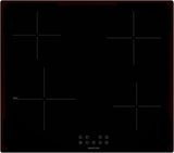 Willow WIH60TPI 60cm Touch Control Electric Hardwired Induction Ceramic Hob with Four Cooking Zones, 13 Amp Plug, Touch Controls, Boost