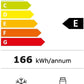 Willow WB50UCFF 86L Under Counter Fridge Freezer Black