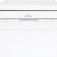 Willow WDW1045W 45cm Freestanding Slimline Dishwasher - White