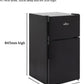Willow WB50UCFF 86L Under Counter Fridge Freezer Black