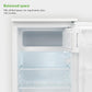 Willow WUC55IBW  107L Freestanding Under Counter Fridge with Ice Box