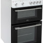 Willow WT60CCW 60cm Double Door Ceramic Electric Cooker - White