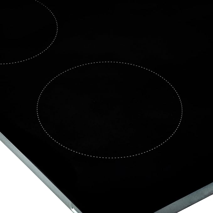 Willow WCH60T 60cm Built In Touch Control Hardwired Ceramic Hob with 4 Cooking Zones, Child Lock, Easy To Clean