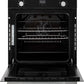 Willow WOF60DBK 60cm Fan Assisted Oven with Plug and 7 Oven Functions, Touch Control, Integrated Grill, Black