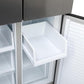 Willow WSBES4MDX American Fridge Freezer Stainless Steel