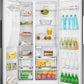 Teknix THSBS1791PLUX American Fridge Freezer Ice + Water Plumbed Inox Silver