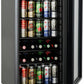 Willow WBC98SS 98L Freestanding Undercounter Beverage Cooler - Stainless Steel