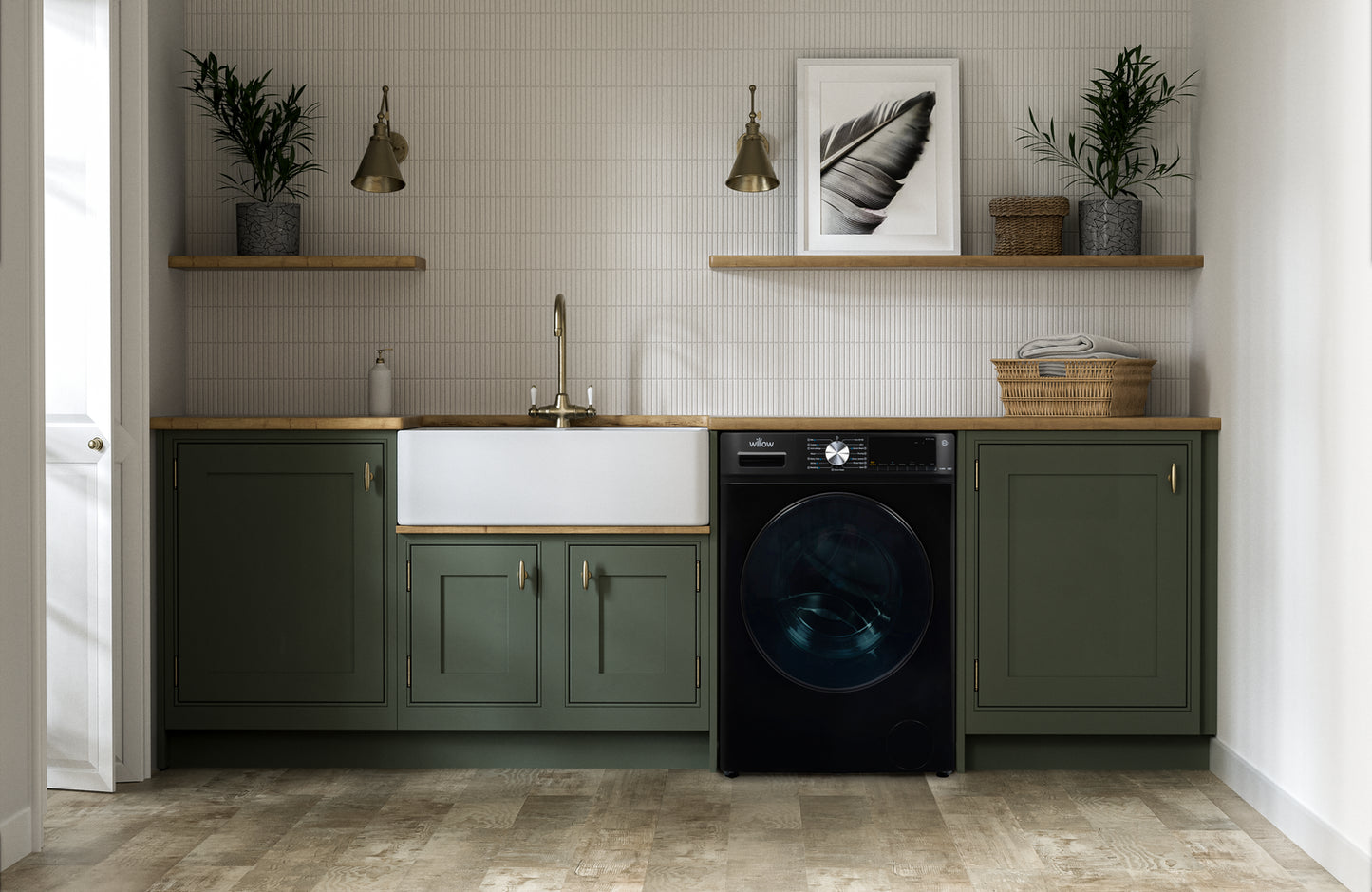 Willow WWDE8514BL 8/5kg Washer Dryer Black