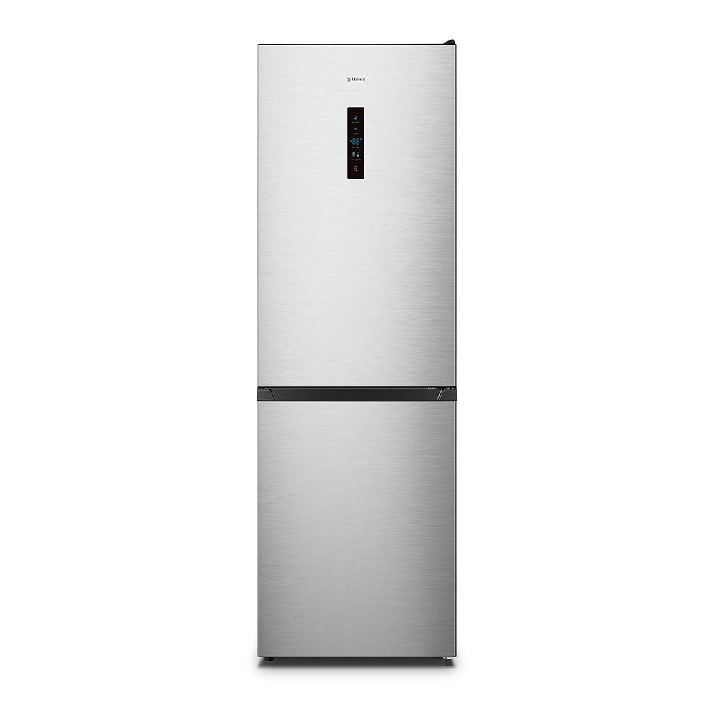 Teknix FFH1860X Fridge Freezer Total No Frost Brushed Steel