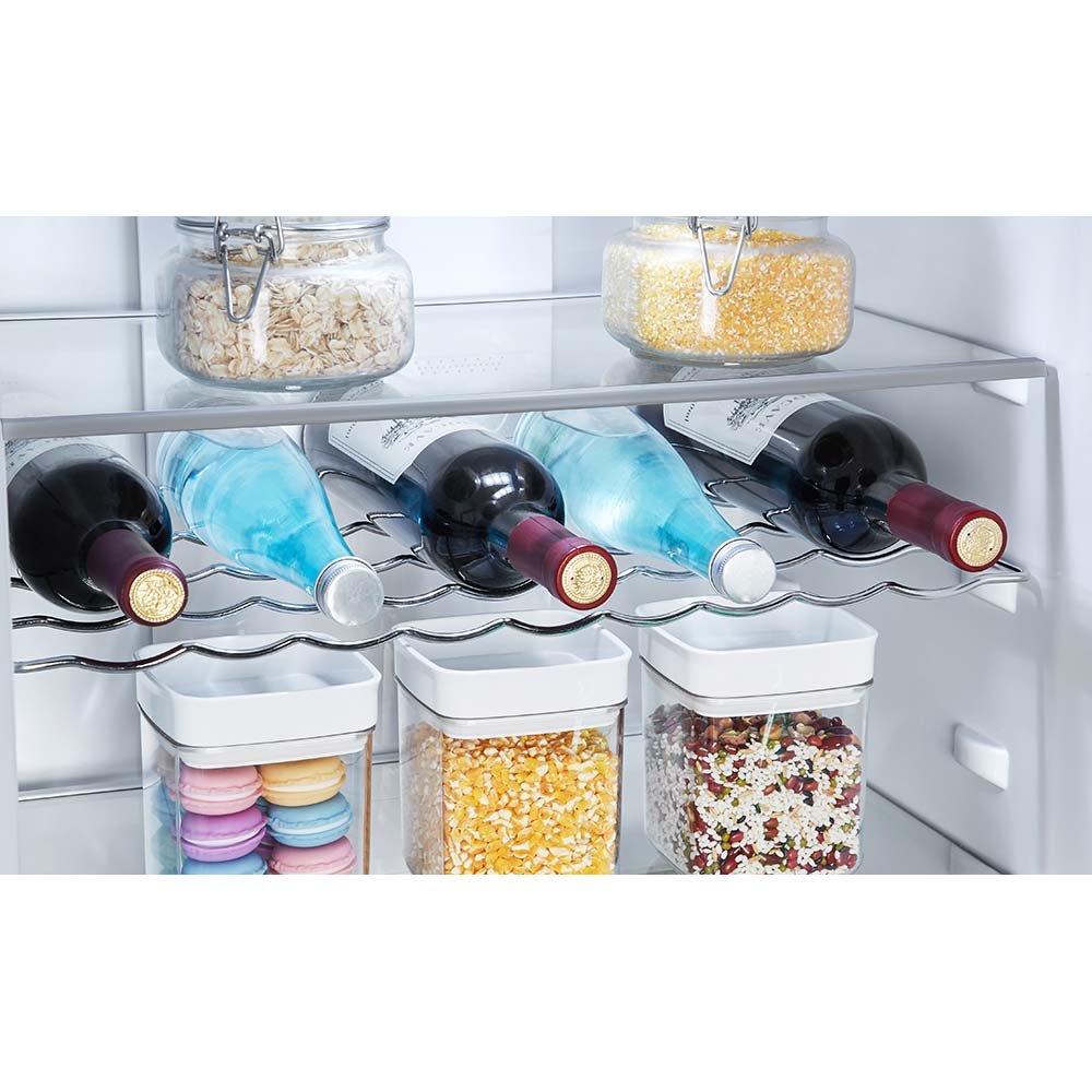 Teknix FFH1860X Fridge Freezer Total No Frost Brushed Steel