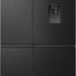 Hisense RS840N4WFE American-Style Smart Fridge Freezer Black Steel