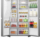 Hisense RS818N4IIE American Fridge Freezer Plumb Ice+Water Grey Steel