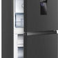 Hisense RB327N4WBE Fridge Freezer + Water Dispenser 55cm Black
