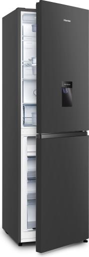 Hisense RB327N4WBE Fridge Freezer + Water Dispenser 55cm Black