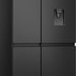 Hisense RS840N4WFE American-Style Smart Fridge Freezer Black Steel