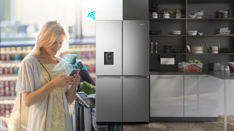 Hisense RQ758N4SWSE Stainless Steel American Four-Door Refrigerator