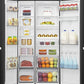 Hisense RS840N4WFE American-Style Smart Fridge Freezer Black Steel