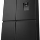 Hisense RS840N4WFE American-Style Smart Fridge Freezer Black Steel