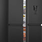 Hisense RS840N4WFE American-Style Smart Fridge Freezer Black Steel
