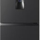 Hisense RB327N4WBE Fridge Freezer + Water Dispenser 55cm Black