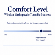 Windsor Orthopaedic Turnable Mattress comfort level