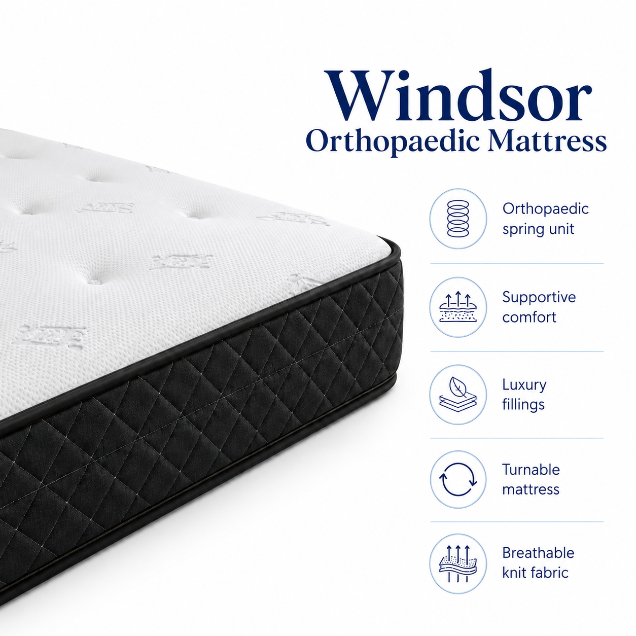 Windsor Orthopaedic Mattress features and construction