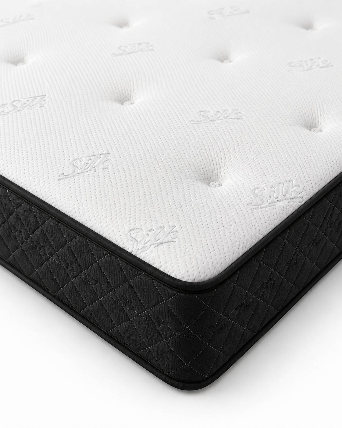 Windsor Mattress close-up of quilted cover and sides