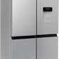 Willow 415L American Fridge Freezer - Silver