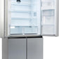 Willow 415L American Fridge Freezer - Silver