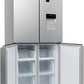 Willow 415L American Fridge Freezer - Silver