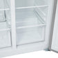 Willow 433L Silver Fridge Freezer - Energy Class E