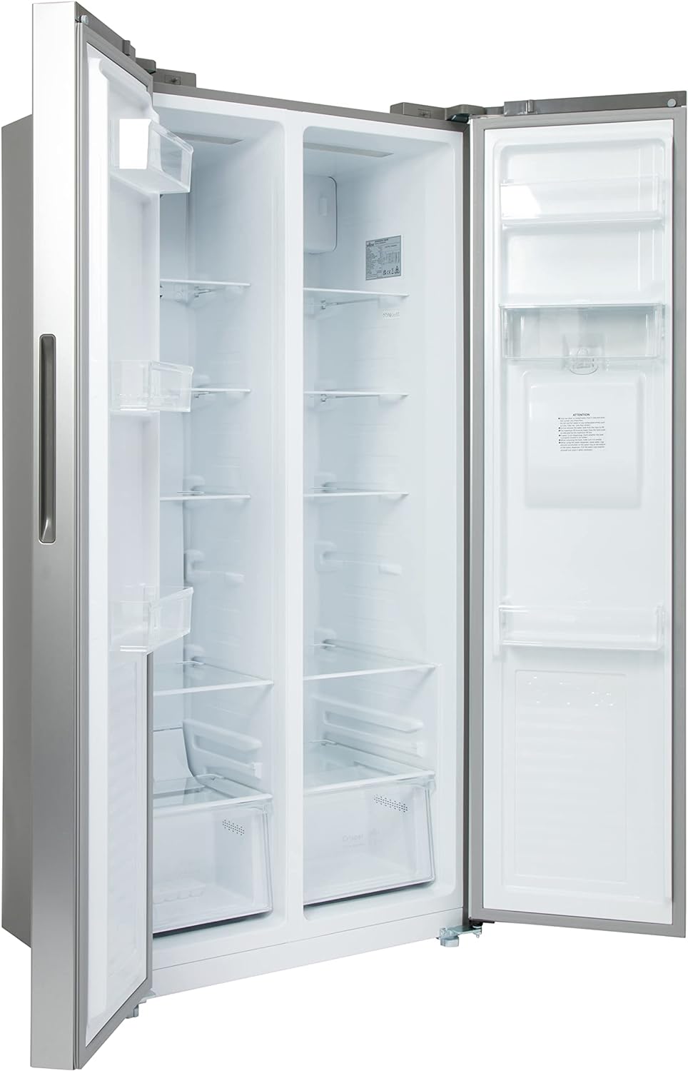 Willow 433L Silver Fridge Freezer - Energy Class E