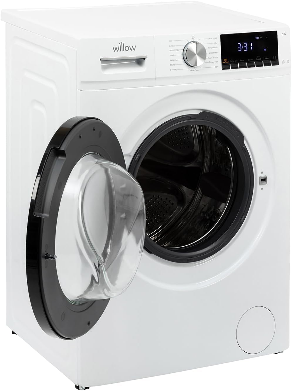 Willow 8kg Washing Machine WWM81400IW - 1400 Spin - Energy Efficient