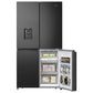 Hisense RQ758N4SWFE Black Steel American Four-Door Refrigerator